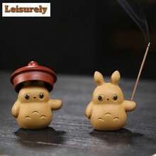 Lindo, incienso de arcilla púrpura, mascota deé, conejo, juegos deé, figurita deé, juguetes de juego, estatua deé, adornos, suministros de manualidades - 5,6 x 4,8 x 3,4 cm - Ver 1