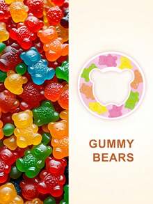 1个多口味水果香味水杯，可爱小熊造型水果香味水杯，创意水果香味饮水杯，保持水味的同时释放水果香气 - 彩色 - 查看 28