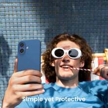 XdfhORNARTO Compate Wit One 17 Case 6.3 Im Liquid Silicone 3 Layers Full Covered Soft Gel Rubr Pone Case Tective Cover 6.3 Inc BlueSynthetic Woven Wigs - Blue - View 6