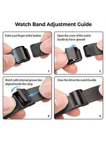 St. Siabe 时尚金属表带，适用于 38mm、40mm、41mm、45mm、44mm、42mm、49mm 手表，柔软舒适透气，不锈钢材质，兼容 Ultra 系列 9/SE/8/7/6/5/4/3/2/1 表带