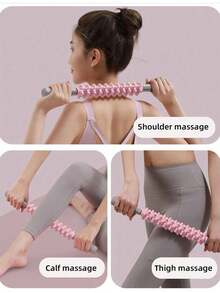 Deep Tissue Massage Extra Long Spiked Roller Leg Massager, Muscle Relaxation Body Roller - Multicolor - View 4