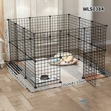 可调节宠物围栏，室内独立式屏障，适用于猫和小型/中型犬，可用于如厕训练和隔离