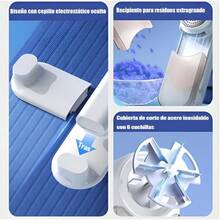 Removedor de Pelusa Eléctrico Recargable con 6 Cuchillas, Ideal para Ropa y Suéteres - 1 - Ver 4
