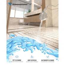 CYPNRegadera Manual Filtrada Alta Presión para Agua Dura con 7 Rociados Chorro Potente y Pausa Desmontable y Ajustable Piel y Cabello Sanos - Cromo VMASSTONE -003Fashion - 226911850 - Ver 6