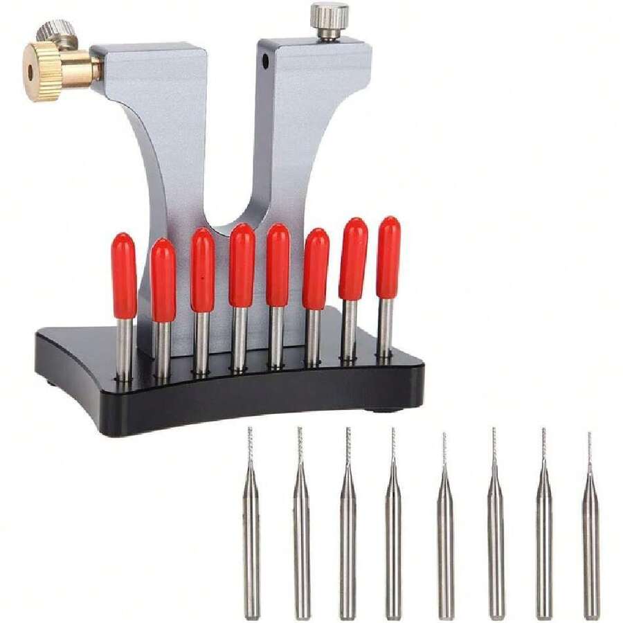 Herramientas para Relojes, Kit Relojero con 8 Pines y Extractor de Tornillos Dañados para Reparación de Relojes para Quitar Tornillos Pelados,40024072 - Multicolor - Ver 1