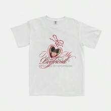 Custom I Love My Boyfriend T Shirt, Personalized Kpop I Heart My Bf Te Txt, Enhyp - 白色 - 查看 1