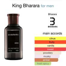 Bharara King Men's Golden Edition Perfume 3.4fl.oz/100ml – Amber Woody Scent, Alcohol-Based & Paraben-Free, Long-Lasting Fragrance with Golden Accents | Luxury Light Beige Gift for Him - Floral - Ver 4