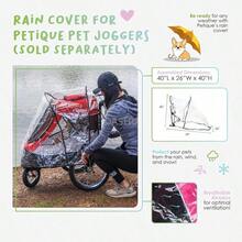 Clear PVC Pet Jogger Rain Cover, Universal One Size for Pet Strollers - Transparente - Ver 2