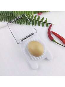 1pc Multi-Function Egg Slicer, Designed For Boiled Eggs, Can Slice And Dice, Essential Kitchen Tool - Multicolor - View 6