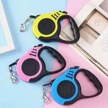 1 件宠物伸缩牵引绳，骨头形遛狗牵引绳