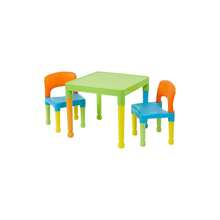 ''s Multi - Coloured Table 2 Chairs Set, Multicoloured, 51x51x43.5 - Multicolored - View 2