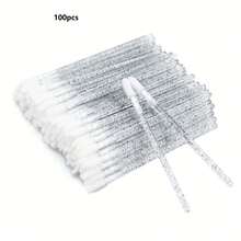 50/100/200/500 Disposable Lip Brush Stick - Lip Gloss And Lipstick Applicator Stick, Apply Makeup - Multicolor - View 5