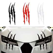 2pcs Car Ghost Claw Car Stickers Headlights Decorative Claw Car Stickers Hood Scratches Lamp Eyebrow Stickers - Nhiều màu - Xem 13
