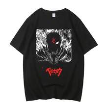 Camiseta  Strip Guts er Armadura Horror Anime Algodón Alta Calidad Manga Corta Camiseta Hombre Mujer - Negro - Ver 10