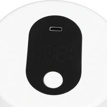 Portable Automatic Mason Jar Sealer | Electric Vacuum Sealer For Food Preservation | Built-In Battery, Easy One-Touch Sealing Of Jars And Bottles | Compact White Kitchen Appliance, Easy To Store And Use