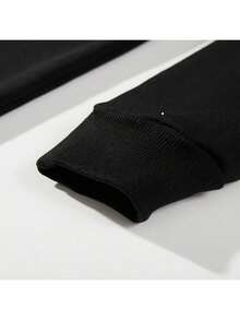 Double-Faced KATSEYE Hoodies For  Katseye Merch Sweatshirts Fashion Music Album Long Sleeve Hoodies - màu đen - Xem 3