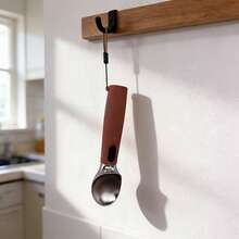 Rechargeable Electric Heated Ice Cream Scoop With LED Display And Hanging Loop, IPX7 Waterproof, 3 Heating Modes, Max Temp 160°F, Ergonomic Anti-Freeze Handle, Easy To Clean, Suitable For Ice Cream, Frozen Yogurt, Popsicles, Etc. - Coffee Brown - View 13