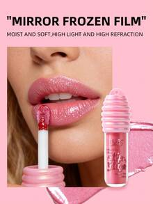 USHAS Moisturizing Lip Gloss, Bracelet Pendant Design, Mirror-Like Glossy Plump Lip Balm, Long-Lasting Nourishing, Creates Icy Glass Lip Effect, Non-Sticky, Non-Transferring, Suitable For All Skin Types - #09 - View 5