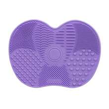 1pc Apple-Shaped Suction Cup Makeup Brush Cleaning Mat, Portable Makeup Brush Cleaning Tool, Makeup Brush Drying Rack - Multicolor - View 15