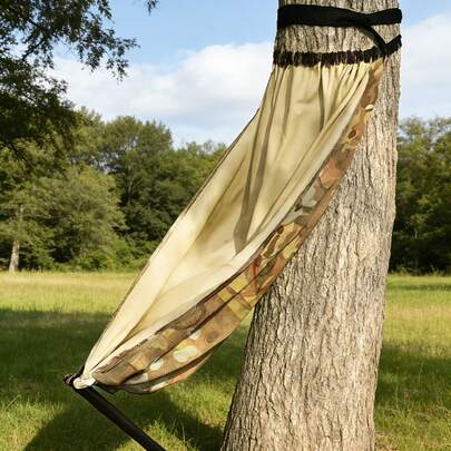 Adjustable Outdoor Camouflage Hammock Chair, Portable Hunting Seat
