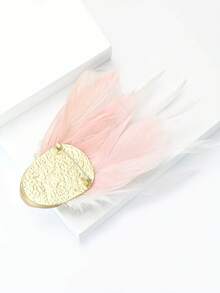 Feather Masked Lady Brooches - Figure Pins For Women Casual Party Jewelry Accessories / Friends Gifts Badges Decoration - Masked Girl - View 7