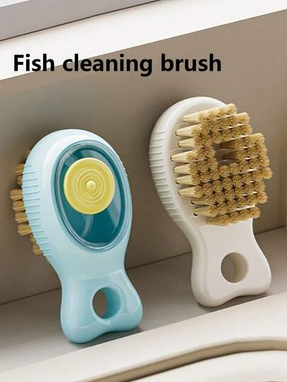 Automatisk flytande rengöringsborste för kök, perfekt för rengöring av skålar, tallrikar, kastruller, stekpannor och handfat. Skadar inte köksredskap, lämplig för hemmabruk och restaurangbruk.