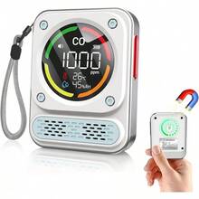 3in1 一酸化炭素チェッカー 高精度 日本製センサー搭載 磁石付き 濃/温/湿度 キャンプ用 一酸化 炭素 チェッカー 0-1000ppmデジタル表示 液晶ディスプレイ 85dB警報音 警報器 co検知器 一酸化炭素測定器 警報機 ポータブル 長寿命 耐久性 小型 携帯用 充電式 低電力 最大260ｈ連続作動 室内 家庭用 旅行用 車中泊 日本語説明書付き - 白い - チェックする 10