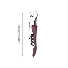 Abrebotellas de Acero Inoxidable Resistente - con Mecanismo de Palanca, Agarre Antideslizante para Vino, Cerveza, Refresco, Champán - Acabado Metálico Elegante - Perfecto para Hogar, Bar,, Cocina - Regalo para Fiestas, Graduació, Mudanza - Fácil de Limpiar y Duradero - Estilo uno - Ver 5