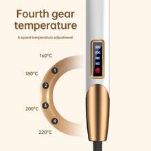 OBOVAY 专业陶瓷直发器，插电加热，快速温度调节，家用及沙龙适用，护发礼品，情人节礼物 - 彩色 - 查看 10