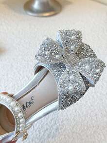 1双女童闭趾凉鞋，软底幼儿学步鞋，户外时尚罗马凉鞋，防滑透气休闲鞋，适合婴幼儿、儿童，春、夏、秋季穿着 - 銀色 - 查看 6