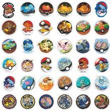 pokemon 宝可梦 68张皮卡丘可爱卡通文化创意儿童贴纸日记文具笔记本装饰布局贴纸，水杯帽子头盔装饰宝可梦汽车电动车贴纸 - 彩色 - 查看 7