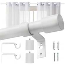 Shower Curtain Rods - 66-120 بوصة - مشاهدة 1