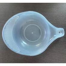 1 pieza Tazón de plástico para lavar arroz con filtro - Limpieza eficiente para granos pequeños, herramienta de cocina, accesorio de cocina, regalo de utensilio de cocina esencial para chefs en el hogar, almacenamiento de cocina que ahorra espacio, idea de regalo de cocina navideña - Multicolor - Ver 7
