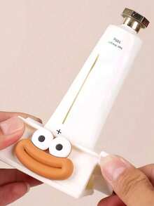 [Popular Choice] Easy-Squeeze Toothpaste Dispenser - Cute Big Mouth Design, Manual Bathroom Accessory For Effortless Toothpaste Use - Multicolor - View 7
