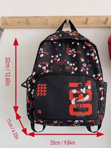 Disney Student Backpack, Kindergarten Backpack, Mickey Mouse Backpack, Mini Chest Bag, Travel Bag, Multi-Function Storage Bag, Fashion Coin Purse, Cartoon Handbag - Multicolor - View 4