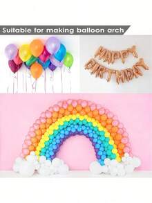 1200pcs/600pcs (12rolls/6rolls) Double-Sided Adhesive Dots, Transparent Balloon Glue Dots, Removable Glue Dots, Craft Glue Dots, Valentine's Day Gift