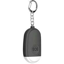 Alarmas personales de Siren de Defensa Personal Recargable Alarma de Defensa Personal Recargable Alerta DE Emergencia PROTECTIVA DE Siren PROFUNDAD - Negro - Ver 1