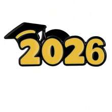 2026 New Graduation Season Scholar Hat Metal -Friendly Brooch Souvenir Student Gift Accessories Ornaments Badge Pin - C3450-1 - 查看 11