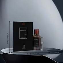 Bharara King Men's Golden Edition Perfume 3.4fl.oz/100ml – Amber Woody Scent, Alcohol-Based & Paraben-Free, Long-Lasting Fragrance with Golden Accents | Luxury Light Beige Gift for Him - Floral - Ver 3