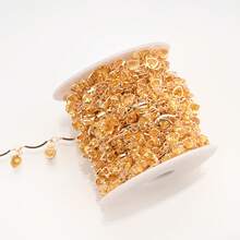 1 Meter Heart-Shaped Zirconia Chain Accessory Handmade Chain Findings For Jewelry DIY Clothing Shoes And Bags Making Chains Supplies - Heart-shaped - View 18