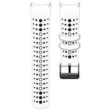 适用于 Galaxy Watch 7/6/5/4 40mm/44mm、Galaxy Watch 5 Pro 45mm、Galaxy Watch 6 Classic 43mm/47mm 智能手表的柔软硅胶表带，适配弧形表耳。