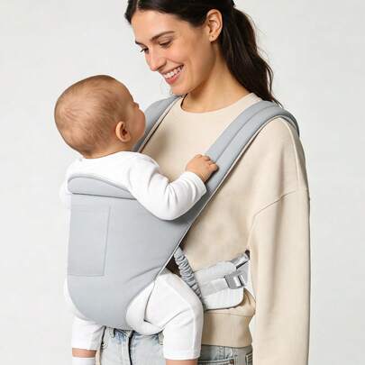 New Upgraded Multi-Functional Baby Carrier, Breathable Baby Wrap, Adjustable Size Suitable For All Seasons, Ideal For Daily Use, Travel And Outdoor Activities, Portable Baby Travel Gear, Adjustable Front And Back Straps For Comfort, Perfect Gift For Newborn Baby, Essential For Infant Care
