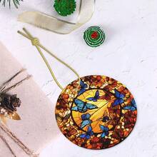 Butterfly Ceramic Christmas Hanging Ornament For Xmas Tree Wedding Holiday Party Home Decor - 蝴蝶 - 查看 5