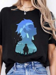 Men Outdoor Tees & Tanks - Black - View 8