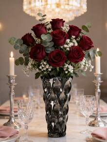 Bình hoa thủy tinh trong suốt nhiều màu sắc, dùng để cắm hoa khô/tươi theo phương pháp thủy canh, tự làm bình hoa, dày và trong suốt, nhiều màu sắc để lựa chọn, trang trí nhà cửa, phụ kiện phòng khách/phòng ngủ/phòng tắm, bình hoa phong cách Bohemian. Quà tặng ngày lễ, quà tặng ngày Valentine, bình hoa tươi. - Nhiều màu - Xem 1