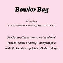 DIY Sewing Pattern: Medium Boston Tote Bag (Finished Size 12" X 8" / 31x20cm) - Pre-Cut Hard Paper Templates - Instructions For Sturdy Shape Included (Pattern Only) - A - View 5