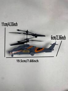 Remote Control Smart Sensing Helicopter, Fighter Plane, Made Of Anti-Fall Material, Infrared Sensing Remote Control Helicopter. Toy Plane, Remote Control Helicopter, Remote Control Plane, Plastic Flying Toy, Gesture Sensing, Infrared Interactive Educational Toy, With LED Lampshade, Remote Control No Battery Required. - Army Green - View 12