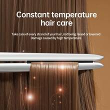 OBOVAY 专业陶瓷直发器，插电加热，快速温度调节，家用及沙龙适用，护发礼品，情人节礼物 - 彩色 - 查看 9