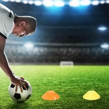 CYPNMikinona 20 Piezas Entrenamiento para Fútbol de Mini y Amarillos para Ejercicios de Agilidad Flexibles de Plástico para Sesiones de Entrenamiento Deportivo Sin Bordes AfiladosFashion - 219613864 - Ver 4