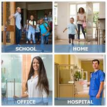 1/2/4pcs Anti-Static Handle, Anti-Collision Cushion Pad, Indoor Non-Slip Protective Cover, Bedroom Window, Porch, Bathroom Door Knob Gloves - Multicolor - View 5